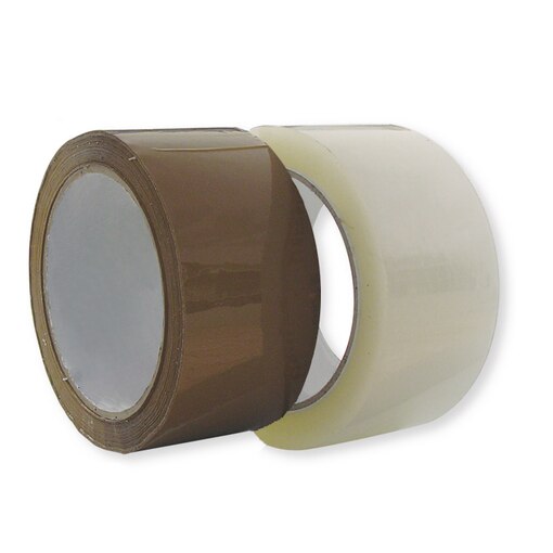 Ruban d'emballage transparent polypropylène 66 m x 50 mm